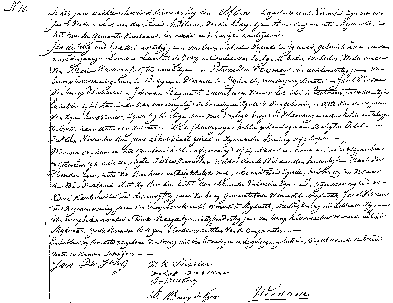 18531111 huw akte 18 Jan d Jong - Petronelle Vlasman